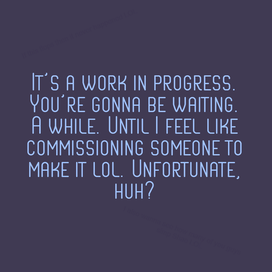 Shaetima, similarly to the other Sheikah, has white hair and red eyes. Her hair, however, follows suit of the Pre-Finality Shaetima. Specifically, her new outfit.